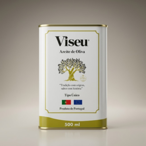 Azeite Português Viseu Tipo Único 500ml – Lata | Sabor Suave | Uso Culinário Diário