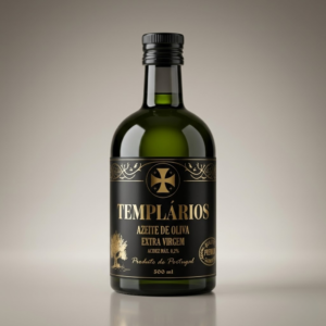 Azeite Português Templários Extra Virgem Premium – Baixa Acidez 0,2% | Importado | Extração a Frio