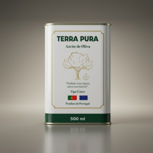 Azeite Português Terra Pura Tipo Único 500ml – Lata | Sabor Suave | Uso Culinário Diário
