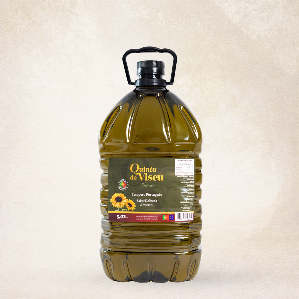 QUINTA DO VISEU TEMPERO PORTUGUES DE GIRASSOL E AZEITE DE OLIVA 100% SAÚDE - PRODUTO PORTUGUÊS 5,01 l PET