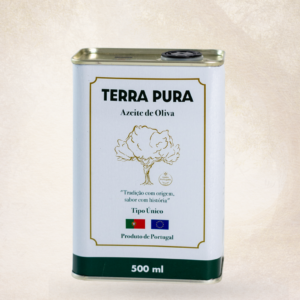 TERRA PURA AZEITE DE OLIVA TIPO ÚNICO PORTUGUÊS ACIDEZ 1,0% 500 ml lata