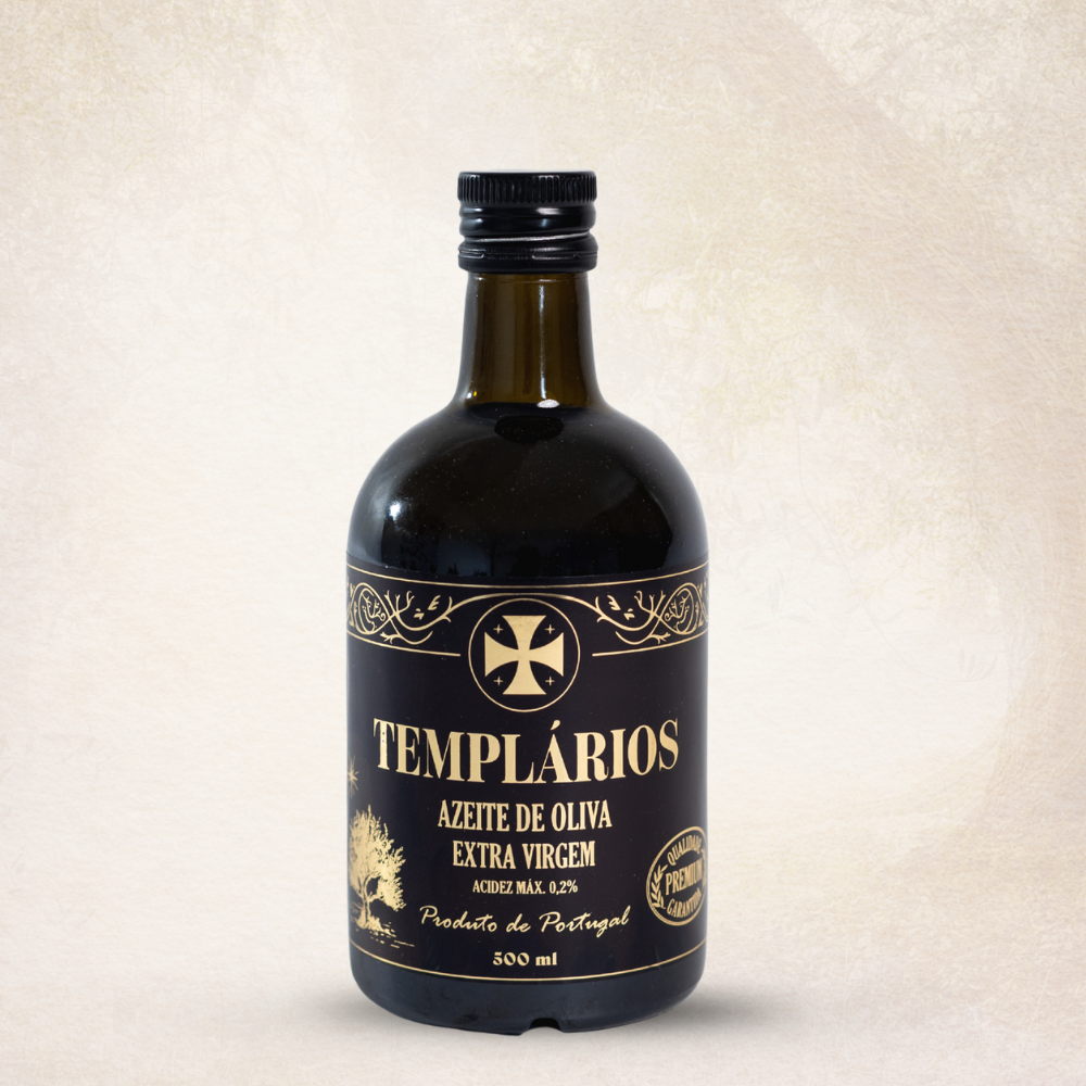 TEMPLÁRIOS AZEITE DE OLIVA EXTRA VIRGEM PREMIUM PORTUGUÊS ACIDEZ 0,2% 500 Ml vidro